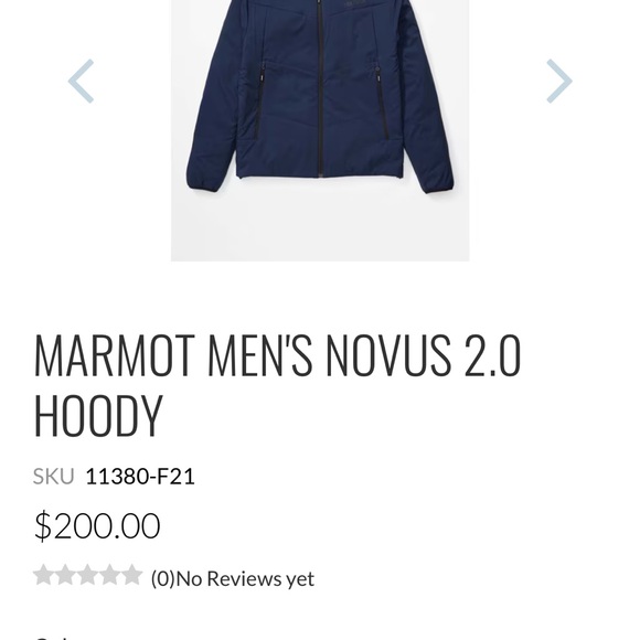 Marmot Novus 2.0 hoodie size large - Picture 4 of 4